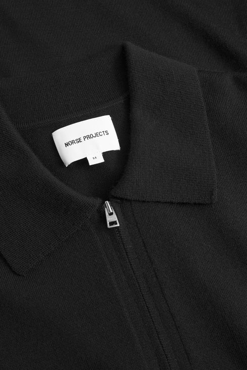 NORSE PROJECTS TECH MERINO CREPE POLO